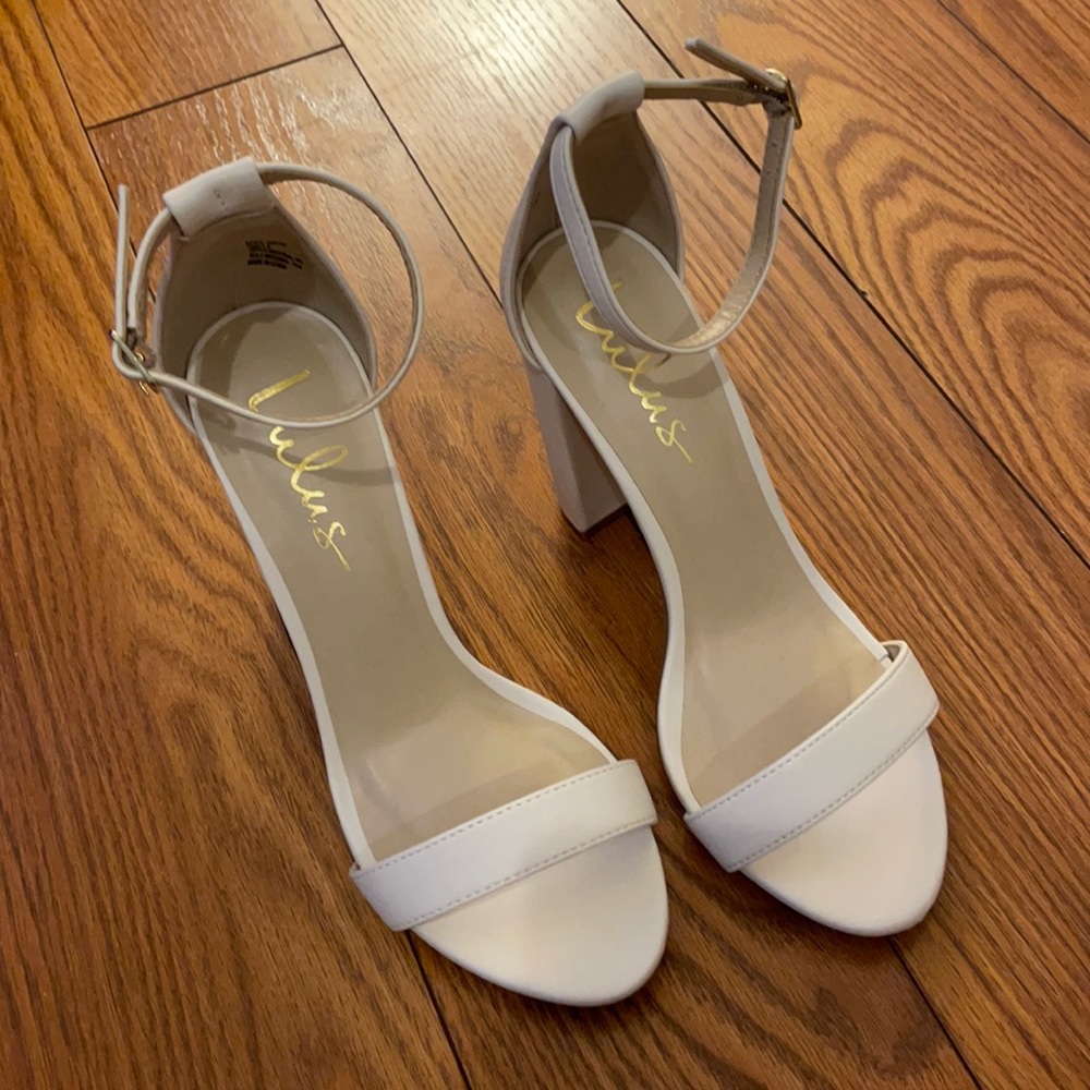 Brand New White heels
